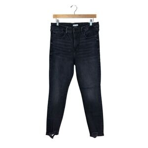 Good American Black Jeans Womens Sz 12/31 Ankle Minimalist Neutral Casual